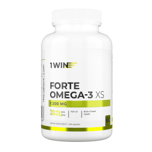 1WIN / Omega-3 форте XS 1200 мг, 240 капсул