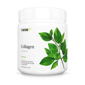 1WIN / Collagen +  Vitamine C, Коллаген + Витамин С, Вкус: Нейтральный, курс на 1 месяц