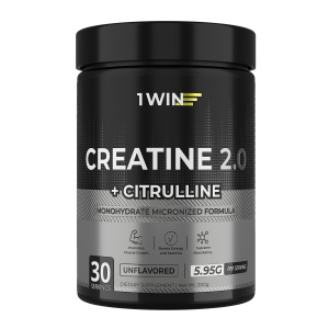 1WIN / Креатин моногидрат + L-цитруллин. Вкус: Нейтральный, 200г, 30 порций