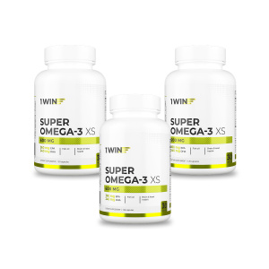 1WIN / Набор 3х Omega-3 XS 600 мг, 120 капсул
