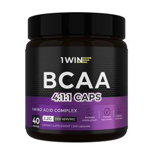 1WIN / ВСАА 4:1:1, 240 капсул