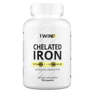 1WIN / Железо хелат, 120 капсул