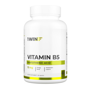 1WIN / Витамин В5 / Пантотеновая кислота, 60 капсул