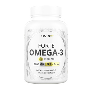1WIN / Omega-3 форте XS 1200 мг, 240 капсул