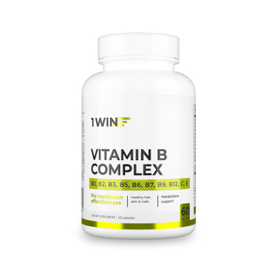 1WIN / Витамины группы В, B-complex, 60 капсул