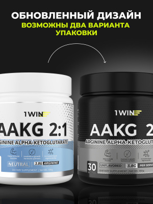 1WIN / Аминокислоты AAKG 2:1, вкус нейтральный, 30 порций