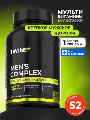 1WIN / Мультивитамины для мужчин, 120 таблеток