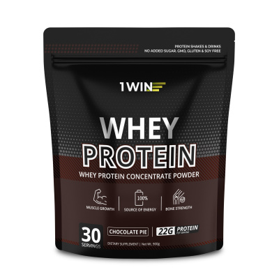 Протеин Whey Protein / Белковый коктейль для похудения, без сахара. Вкус: Шоколадный пирог,  900гр.