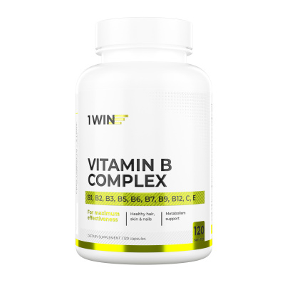 1WIN / Витамины группы В, B-complex, 120 капсул