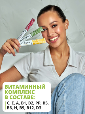 1WIN / Collagen + Хондроитин + Глюкозамин, Вкус: Манго, 30 саше-стиков