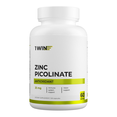1WIN / Пиколинат цинка, 120 капсул