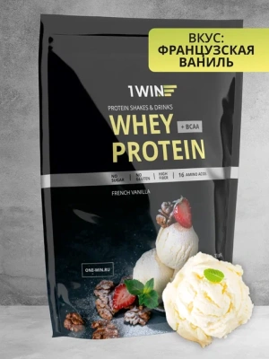 100% WHEY PROTEIN - пакет Doypack 900г, Ваниль