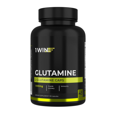 1WIN / L-глютамин 1000 мг, 90 капсул
